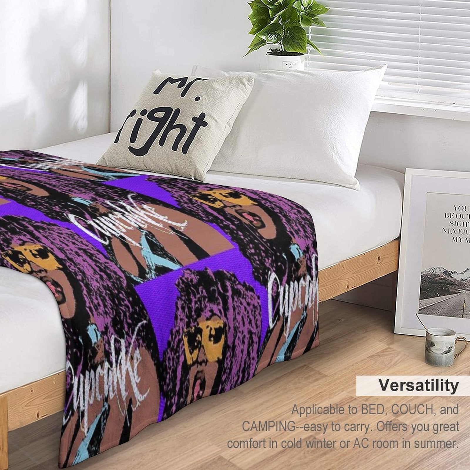Cupcakke Pop Art Versatility Throw Blanket