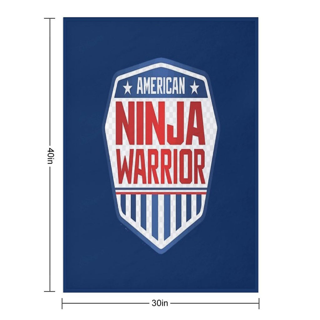American Ninja Warrior Kids Camo Travel-friendly Throw Blanket