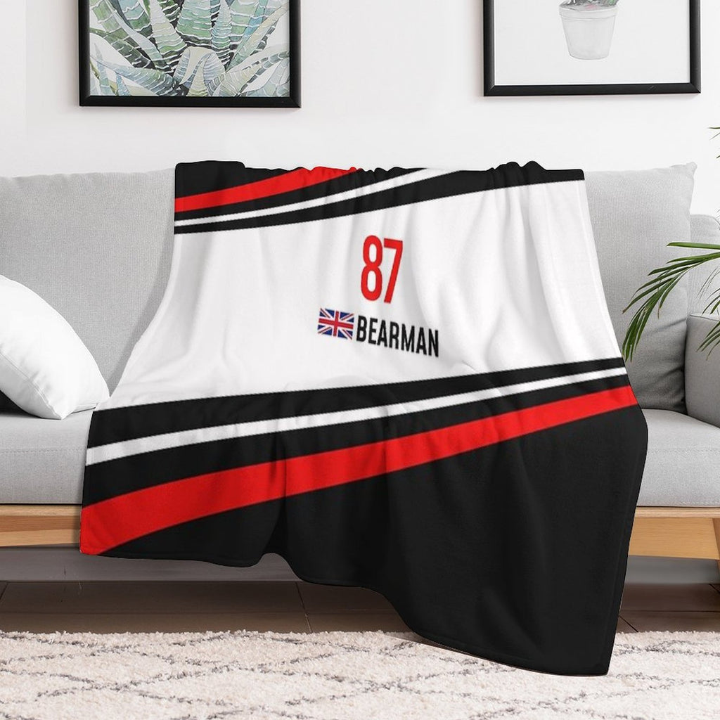 F1 2025 - #87 Bearman Versatility Throw Blanket