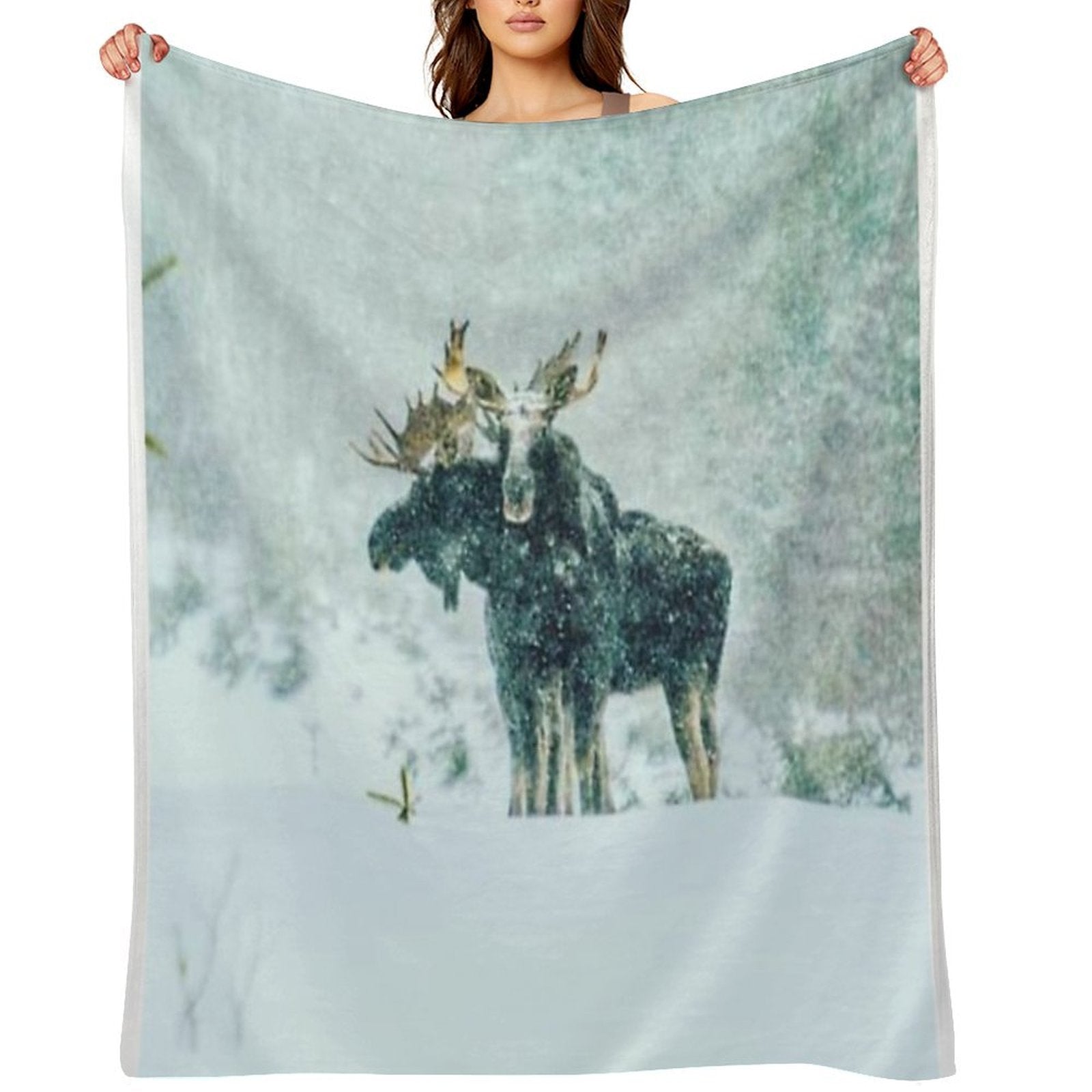 Bull Moose Easy Care Throw Blanket