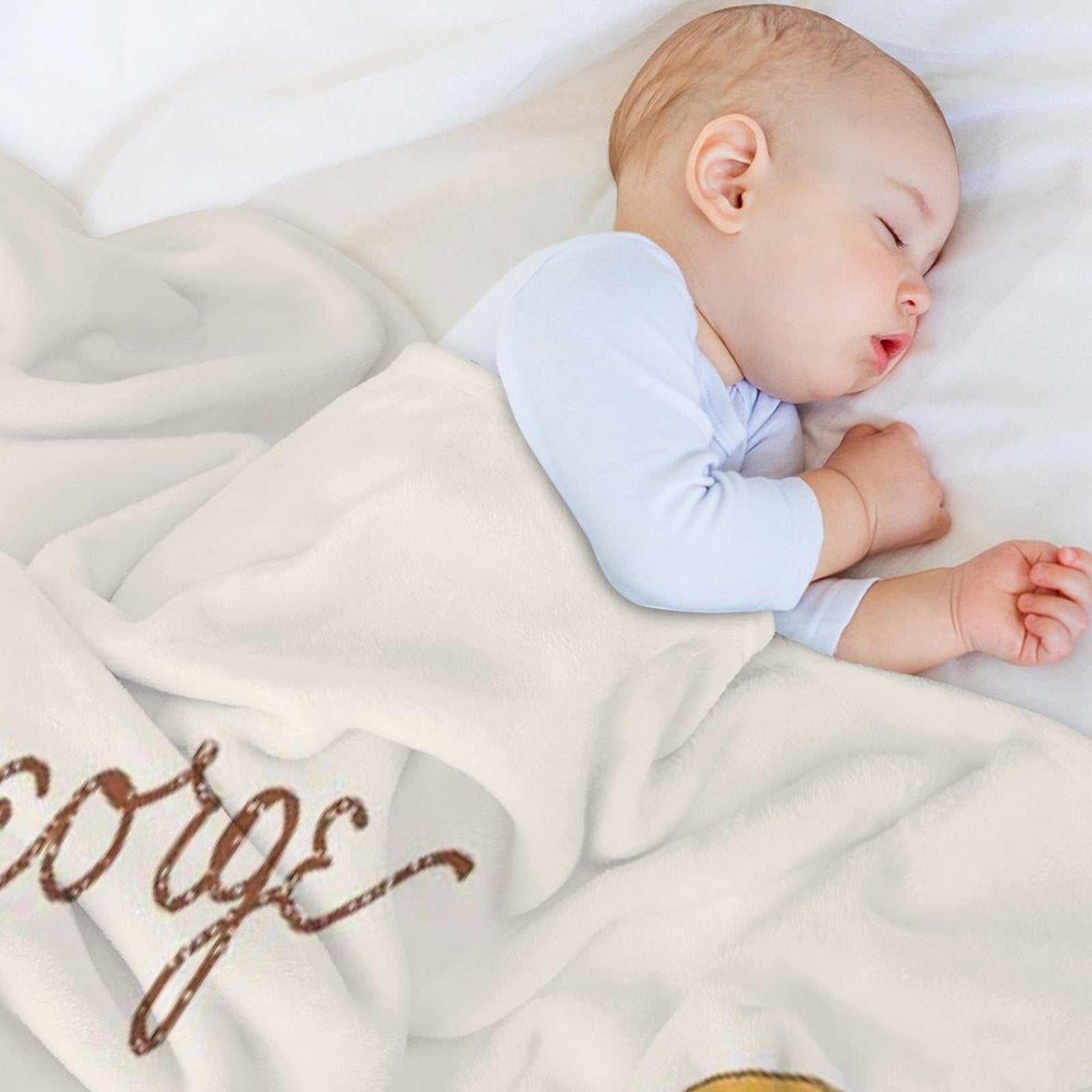 George Lassos The Moon Compact Throw Blanket
