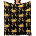 Axolotl Travel-friendly Throw Blanket