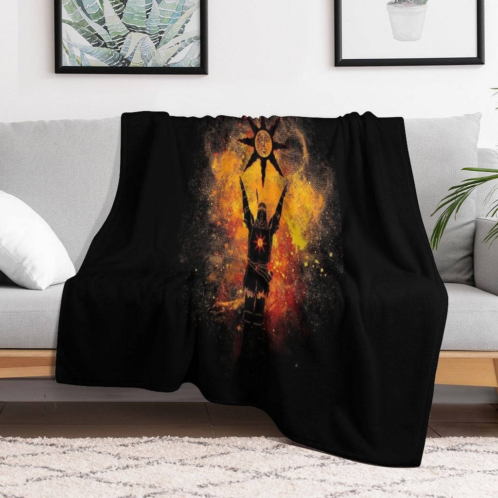 Praise The Sun Vintage Cartoons Anti-pilling Throw Blanket
