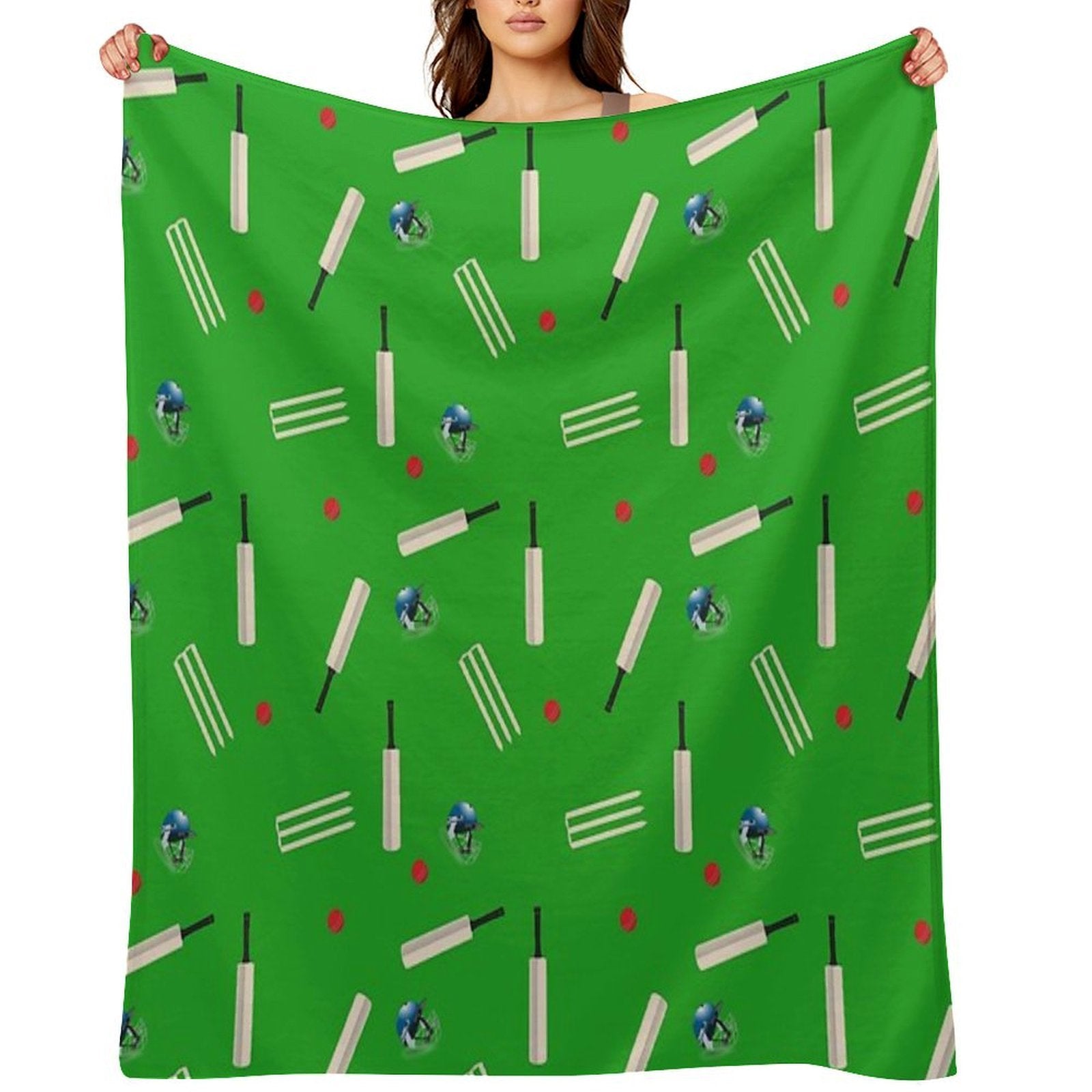 Cricket Pattern Wrinkle-free Throw Blanket