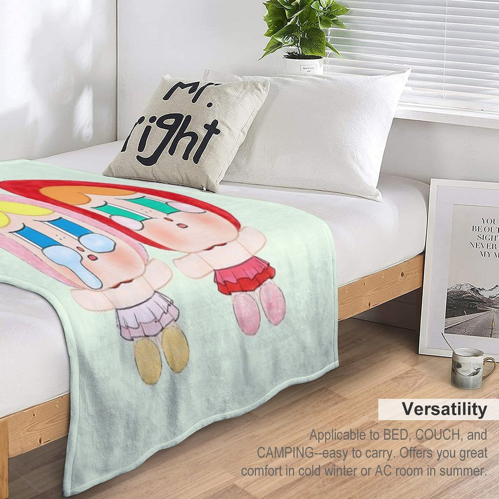 Cherry Crybaby Eco-conscious Throw Blanket