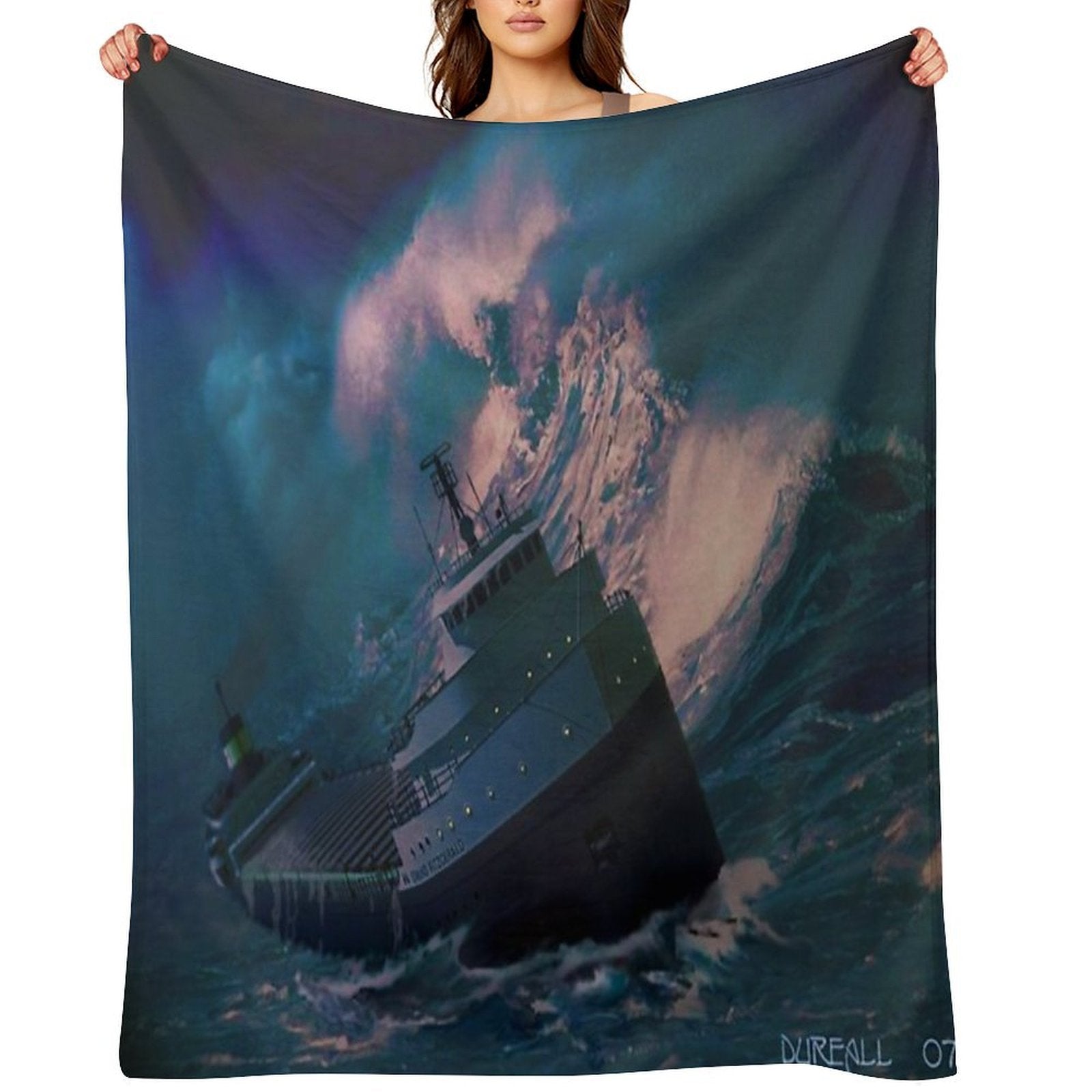 Edmund Fitzgerald Compact Throw Blanket