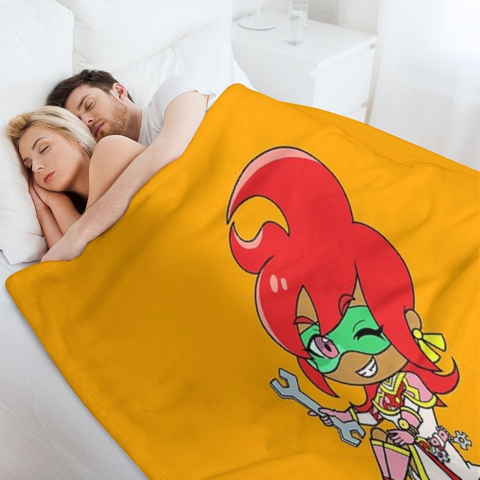 Chibi Feuket Anti-pilling Throw Blanket