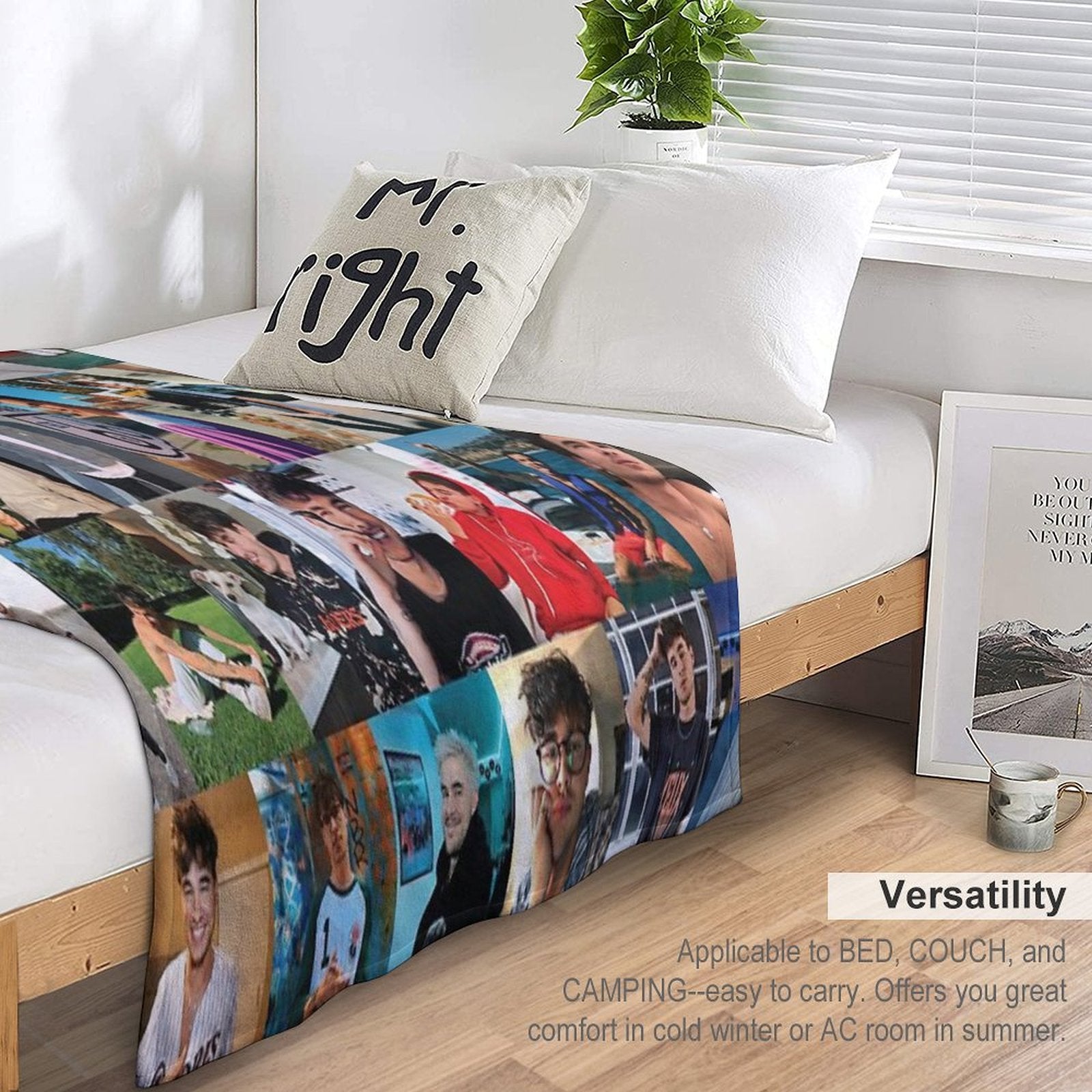 Kian Lawley Multi-functional Throw Blanket