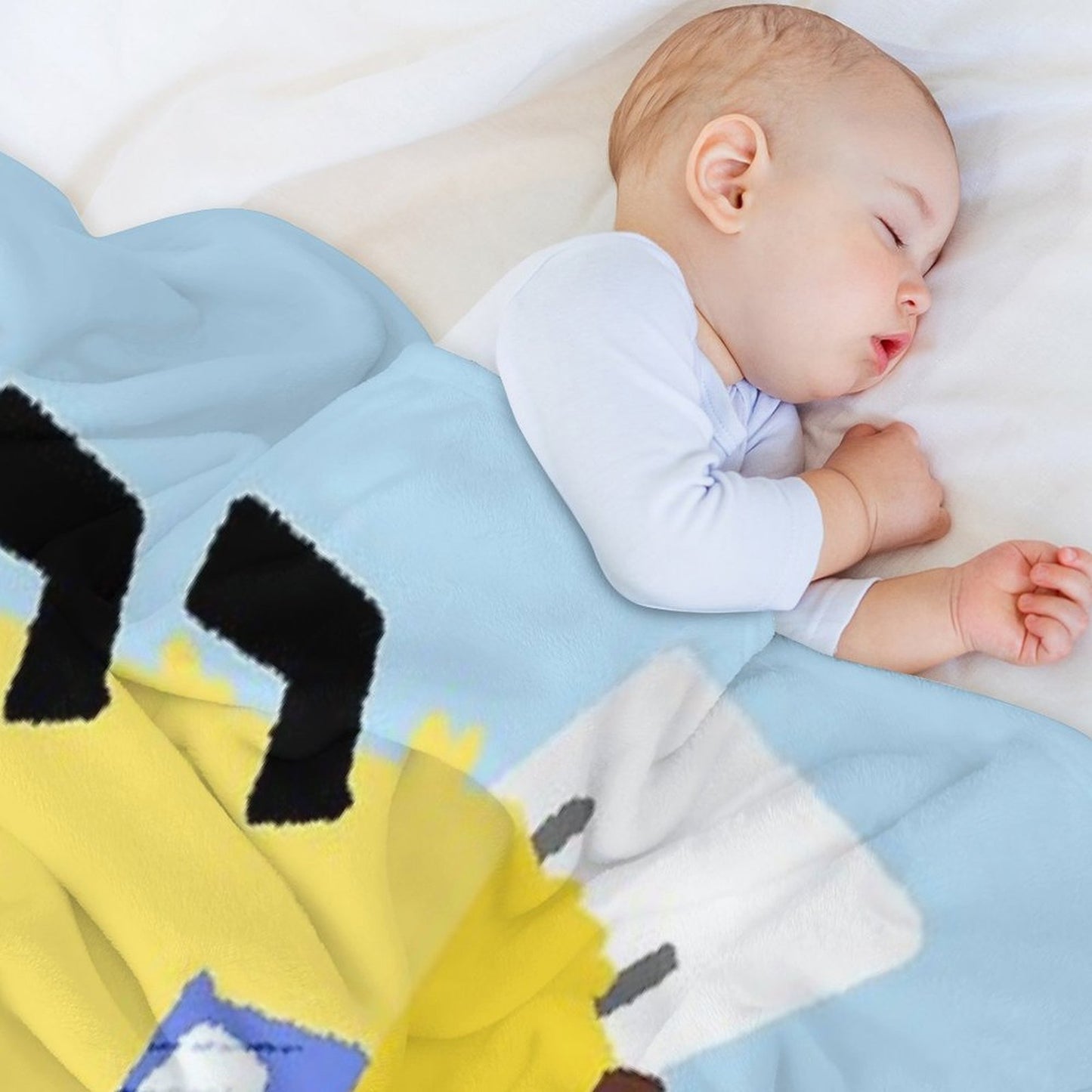 Minecraft Bee Machine-washable Throw Blanket