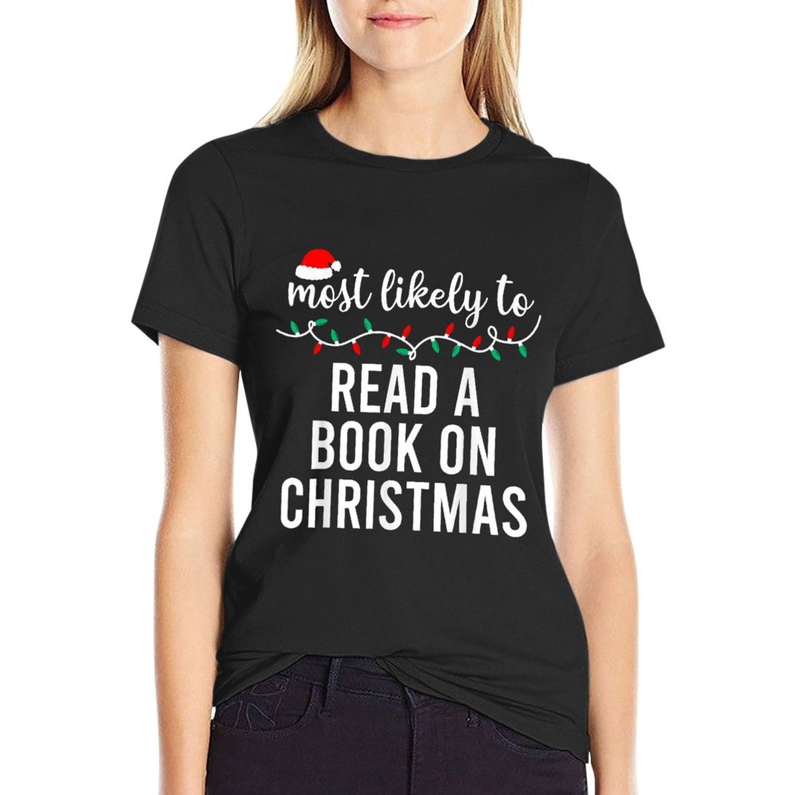 Most Likely To Christmas Matching Family Pajamas Funny  Eco-friendly Material T-Shirt