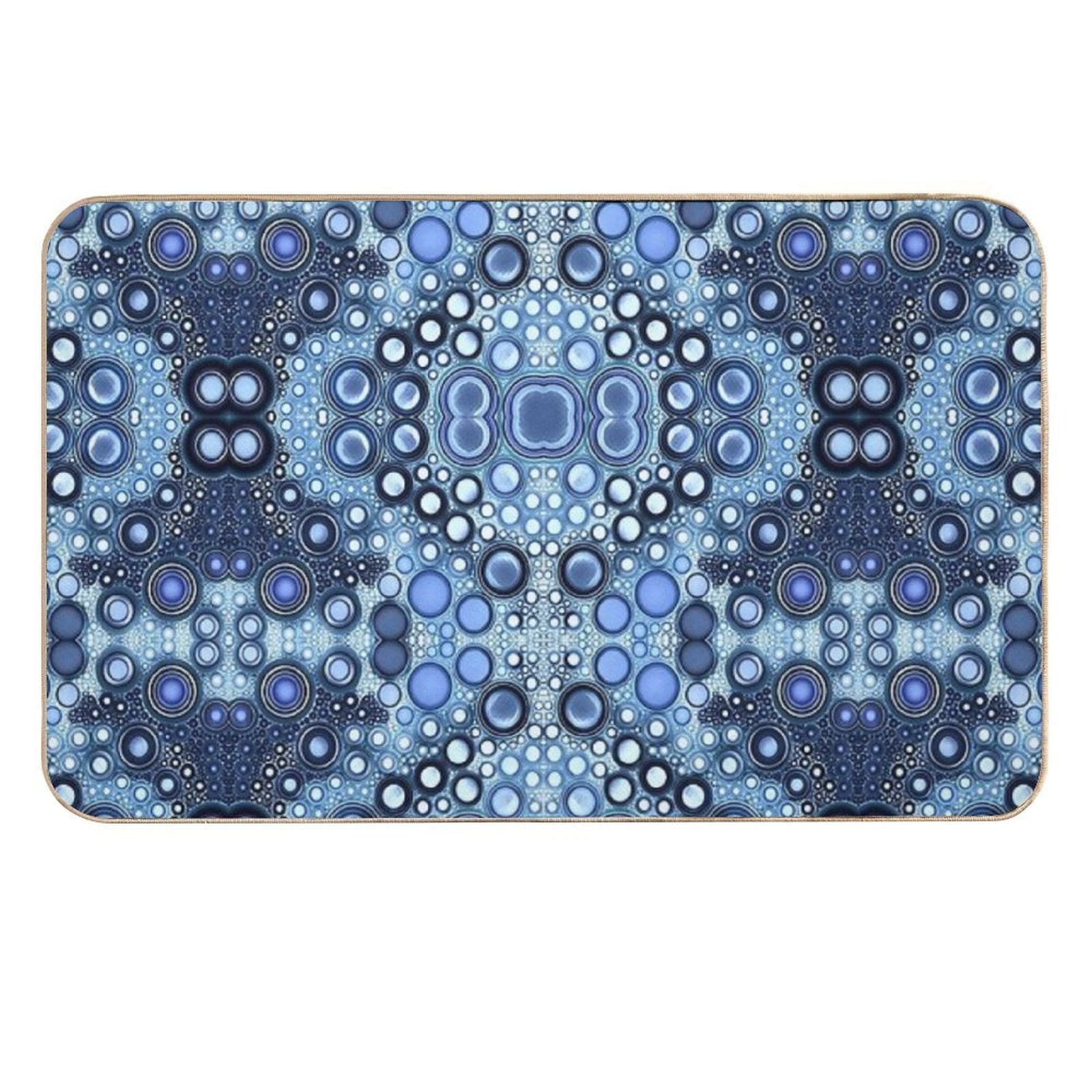 Jewels of Blues  Anti-Trip Bath Mat