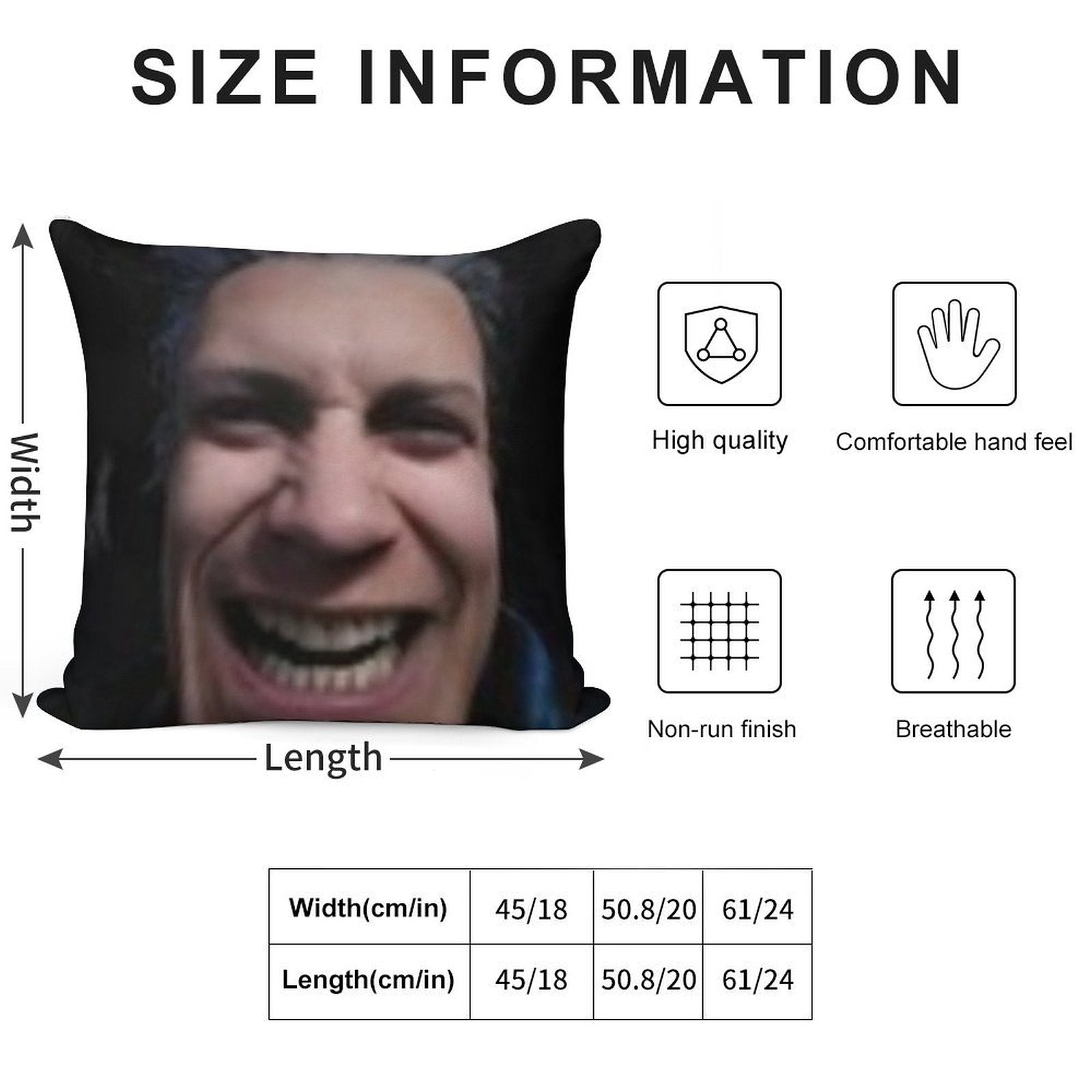 Cursed Vergil Soft Multiple Sizes Throw Pillow