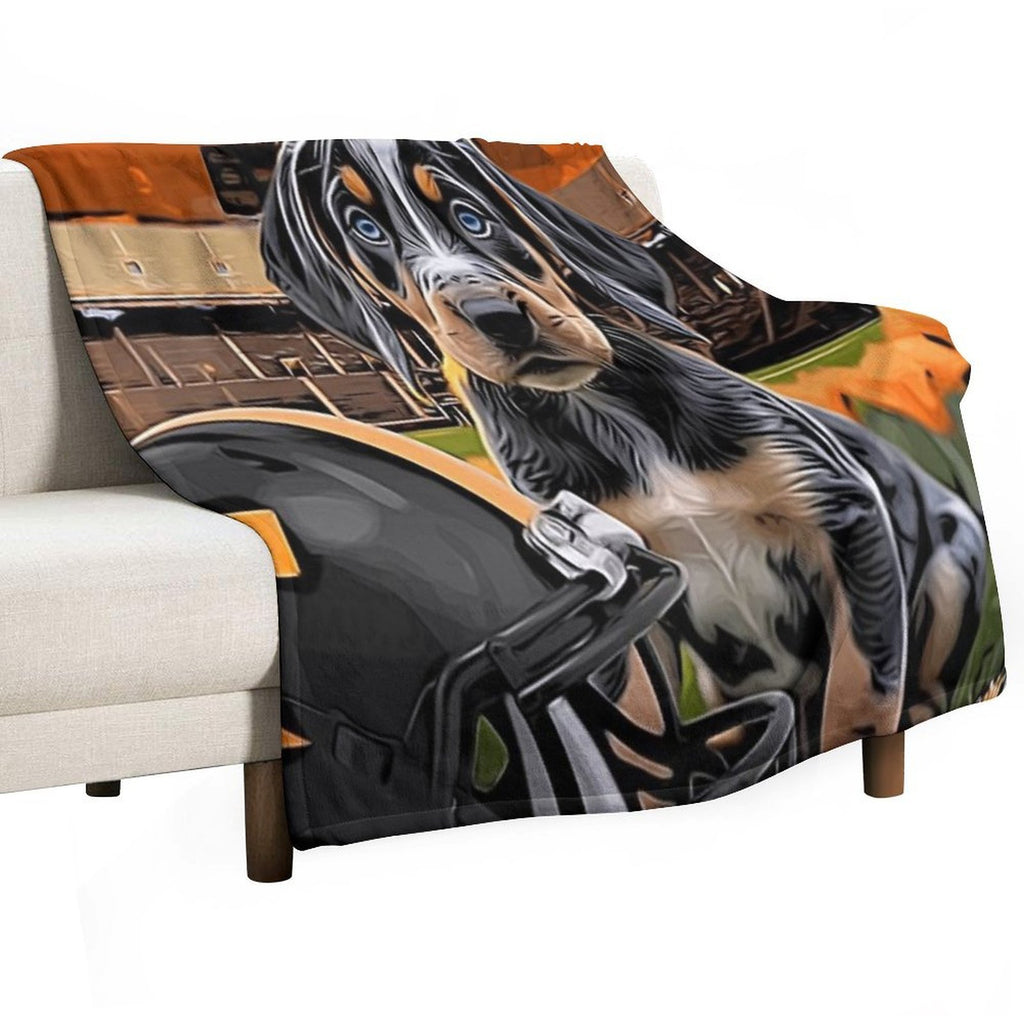 Tennessee Bluetick Coonhound - Game Day All-season Throw Blanket