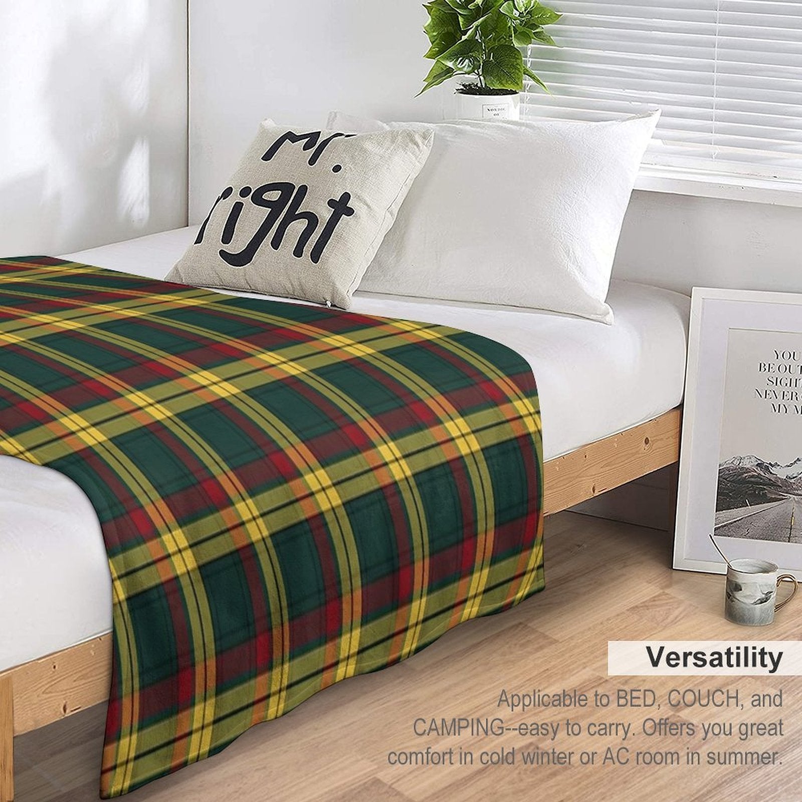 Clan MacMillan Tartan Anti-pilling Throw Blanket