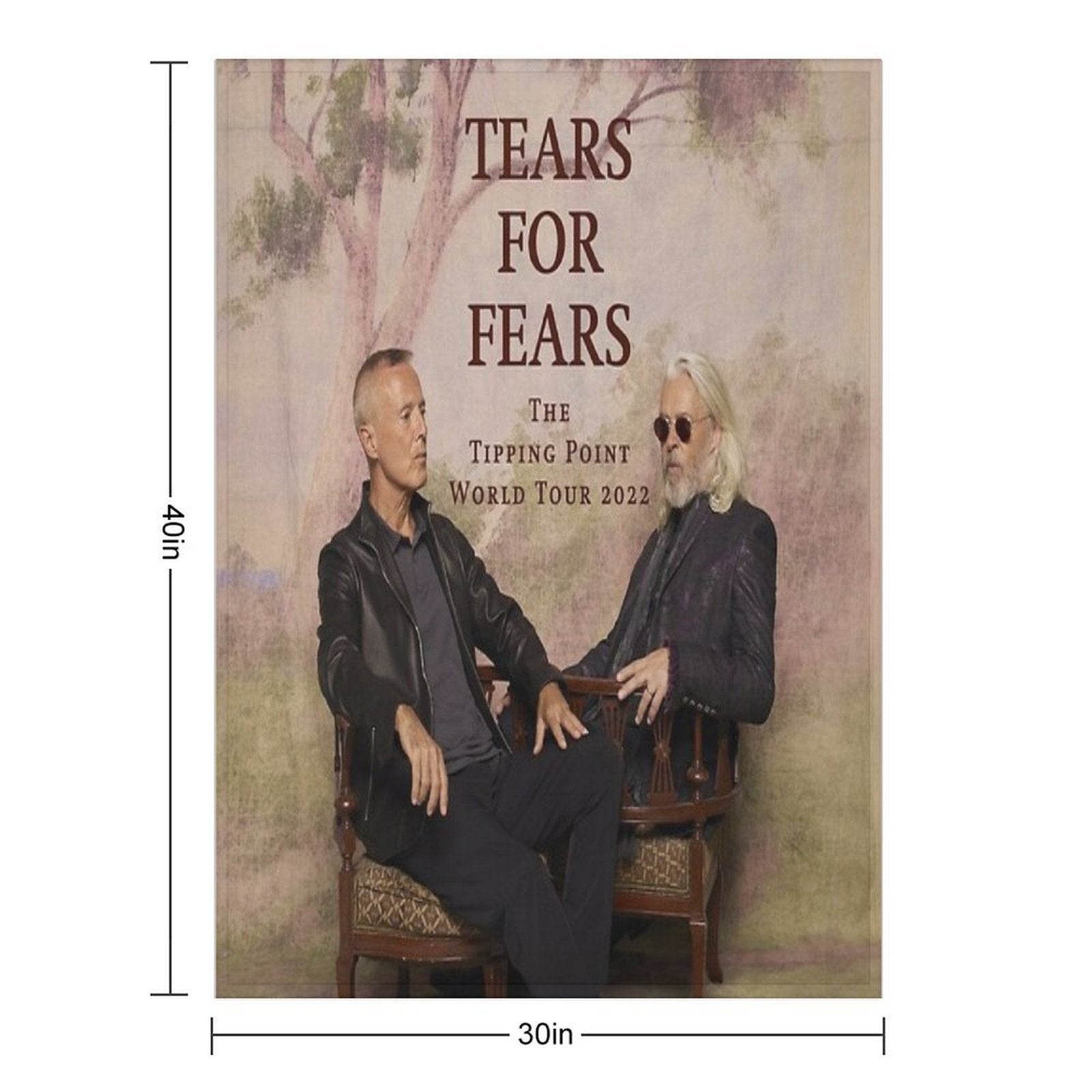 Siang 2022 For Fears Easy Care Throw Blanket