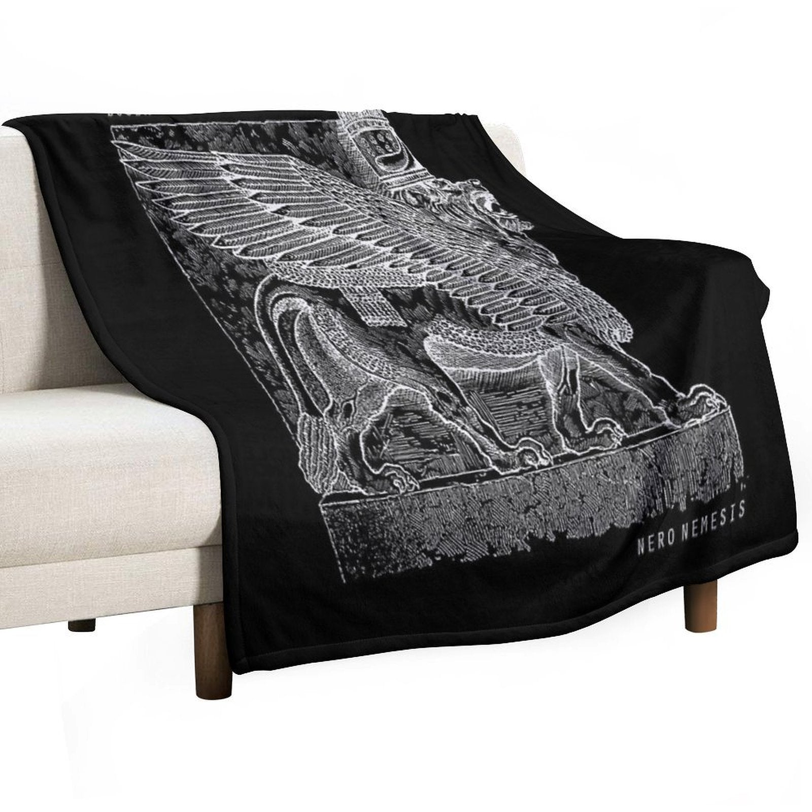 Booba Nero Nemesis Easy Care Throw Blanket