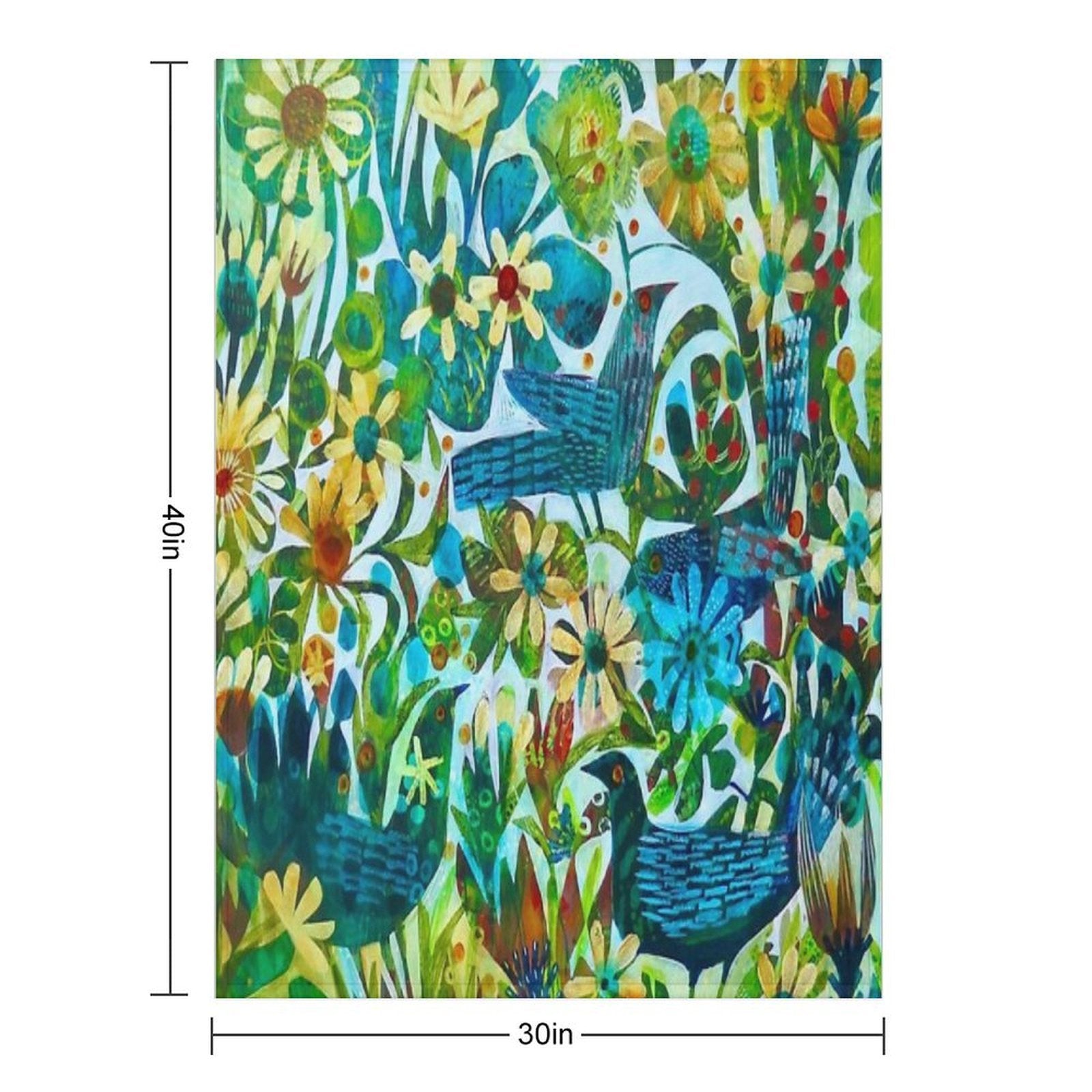 Summer Light, An Este MacLeod Design Eco-conscious Throw Blanket