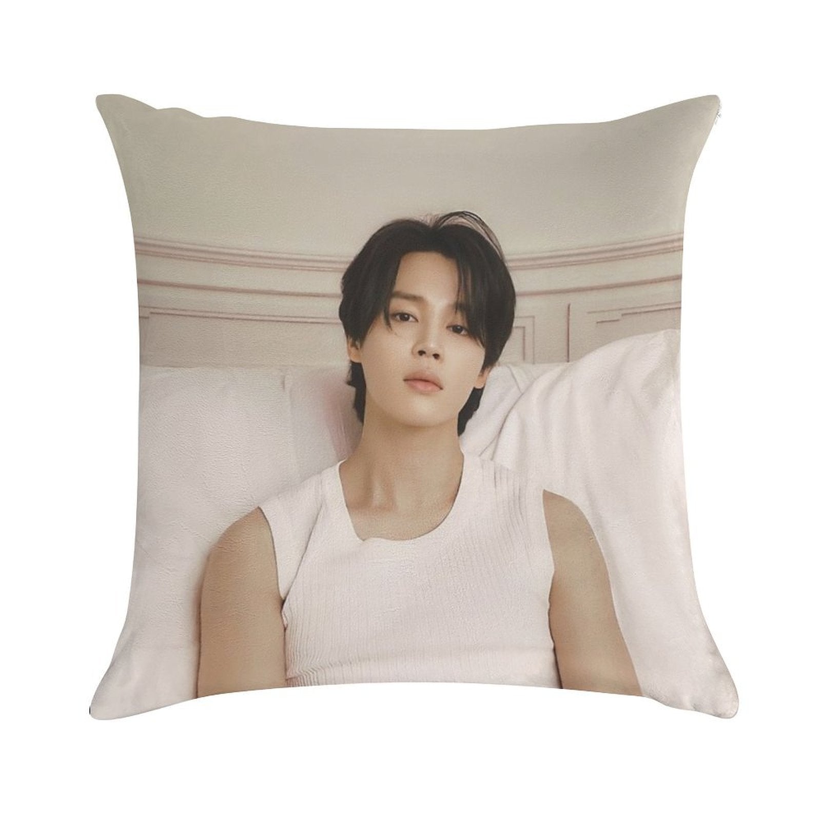 Jimin Face Soft Multiple Sizes Throw Pillow
