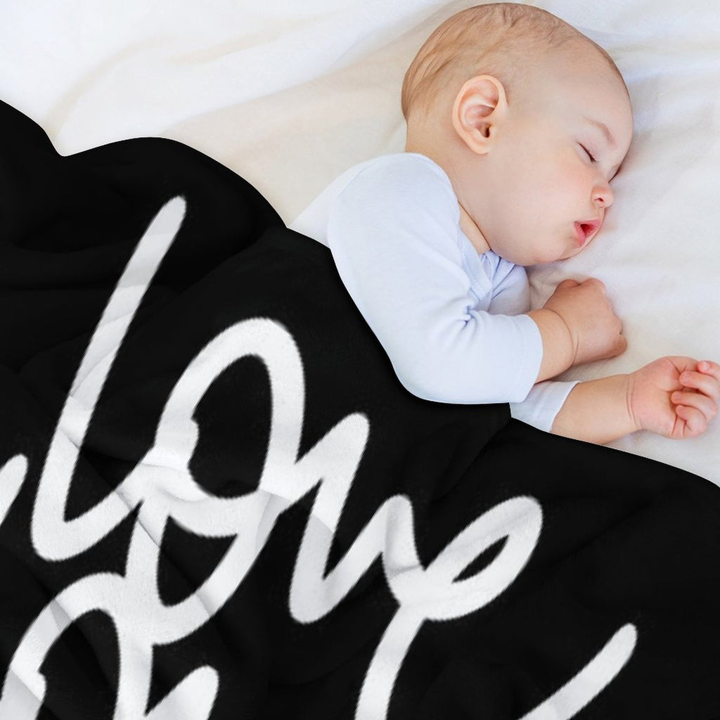 Love Love Love Kisses Eco-conscious Throw Blanket