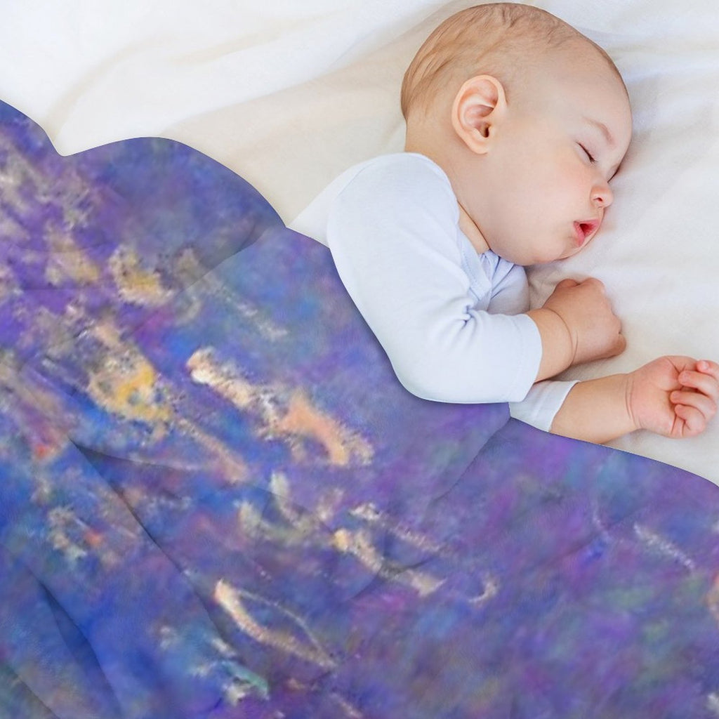 Water Lilies Claude Monet Fine Art Quick-dry Throw Blanket