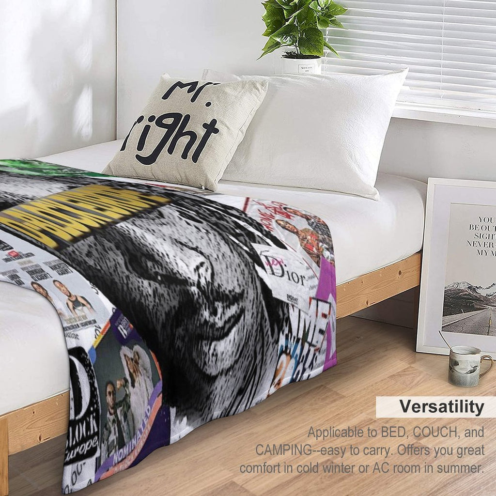 D BLOCK EUROPE SCRAPBOOK Easy Care Throw Blanket