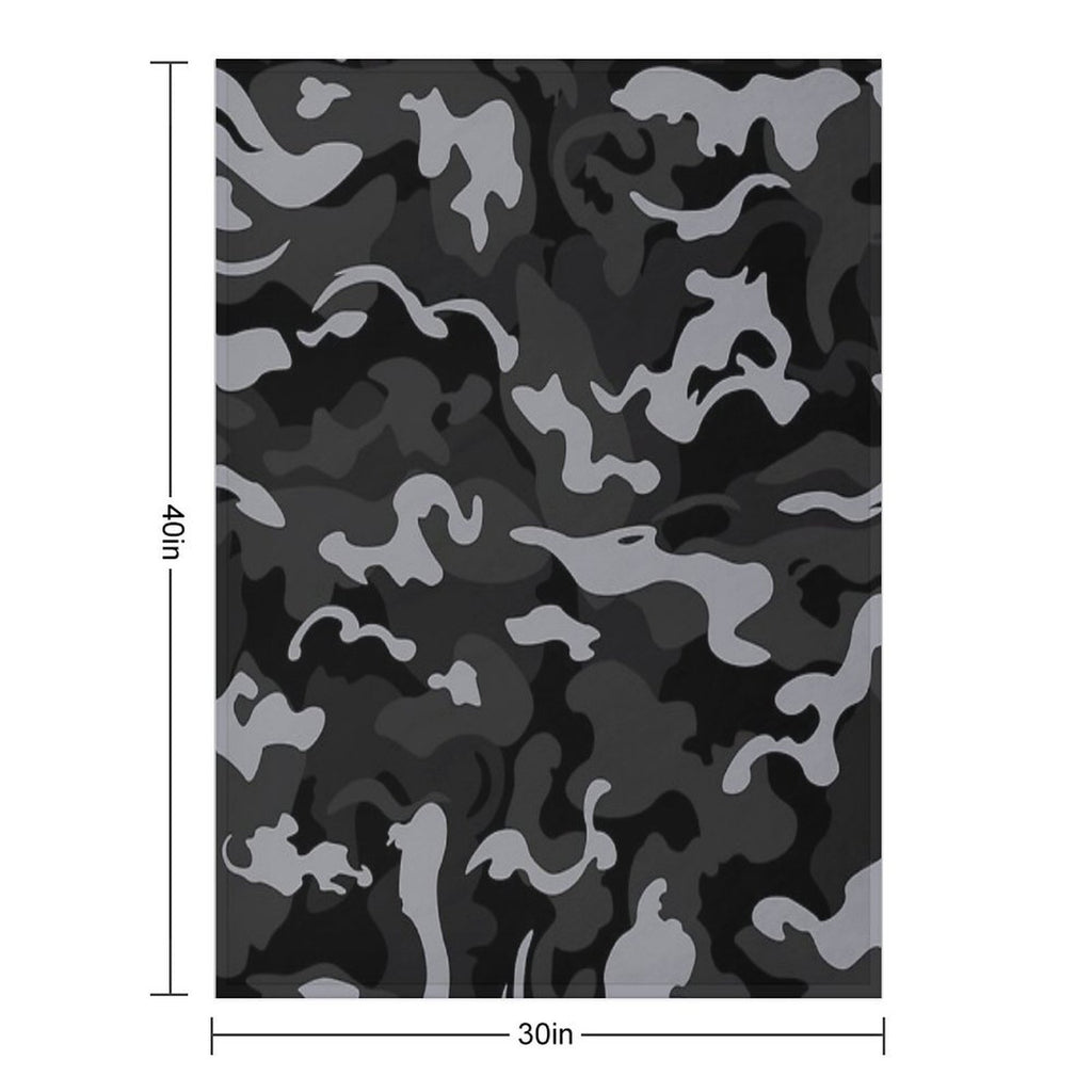 Camo Style - Urban Camouflage Easy Care Throw Blanket