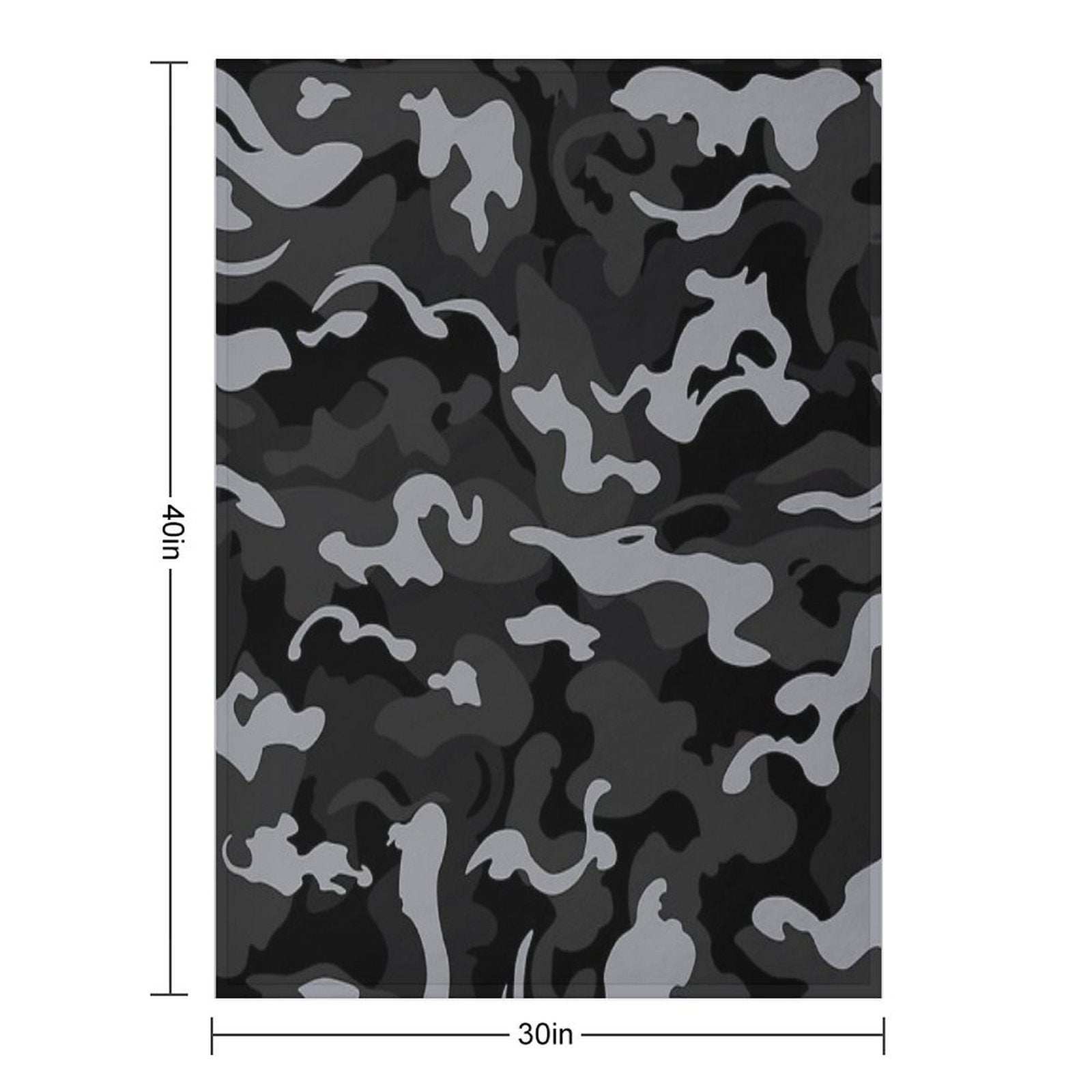 Camo Style - Urban Camouflage Easy Care Throw Blanket