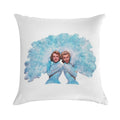 Sisters - Watercolor Soft Gift Ready Throw Pillow
