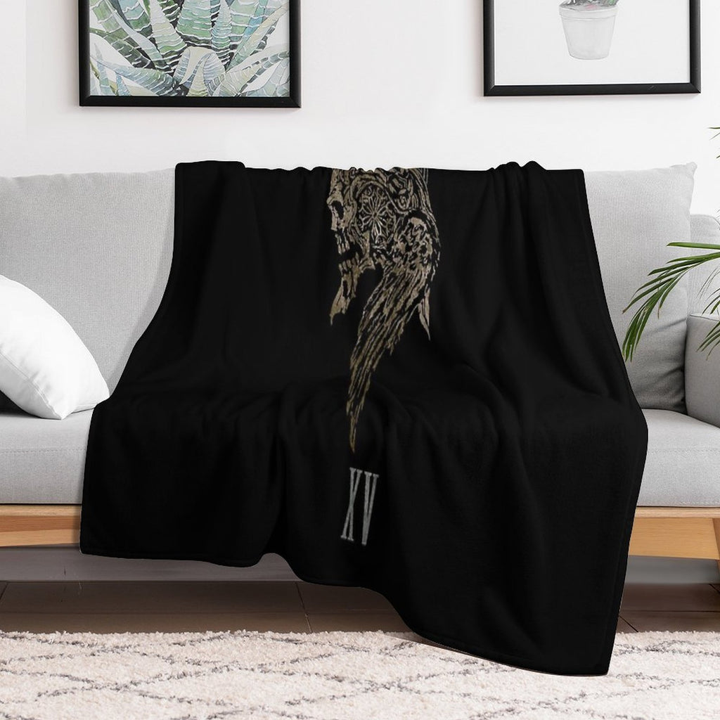 The Lucian Crest Velvety-soft Throw Blanket