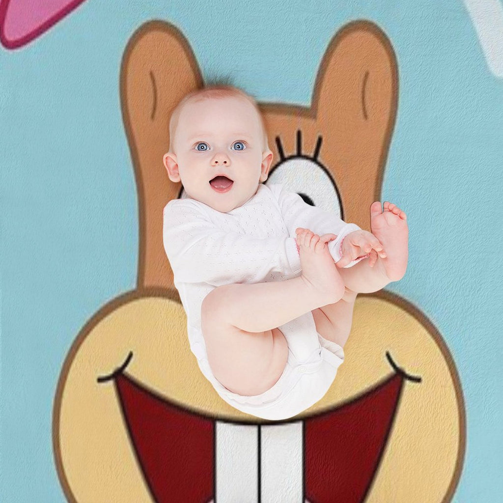 Sandy Cheeks Eco-conscious Throw Blanket