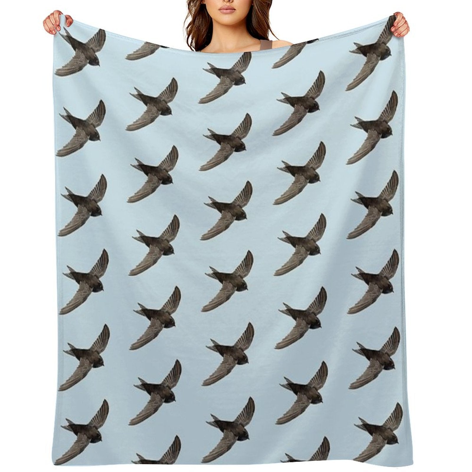 COMMON SWIFT-Apus Apus Anti-pilling Throw Blanket