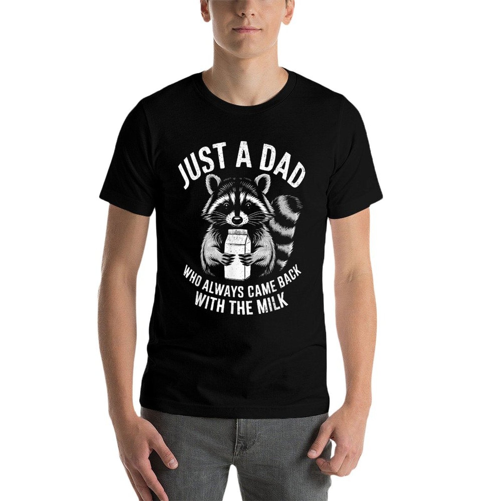 Just A Dad Who Always Came Back Funny Father's Day for Dad  Classic T-Shirt