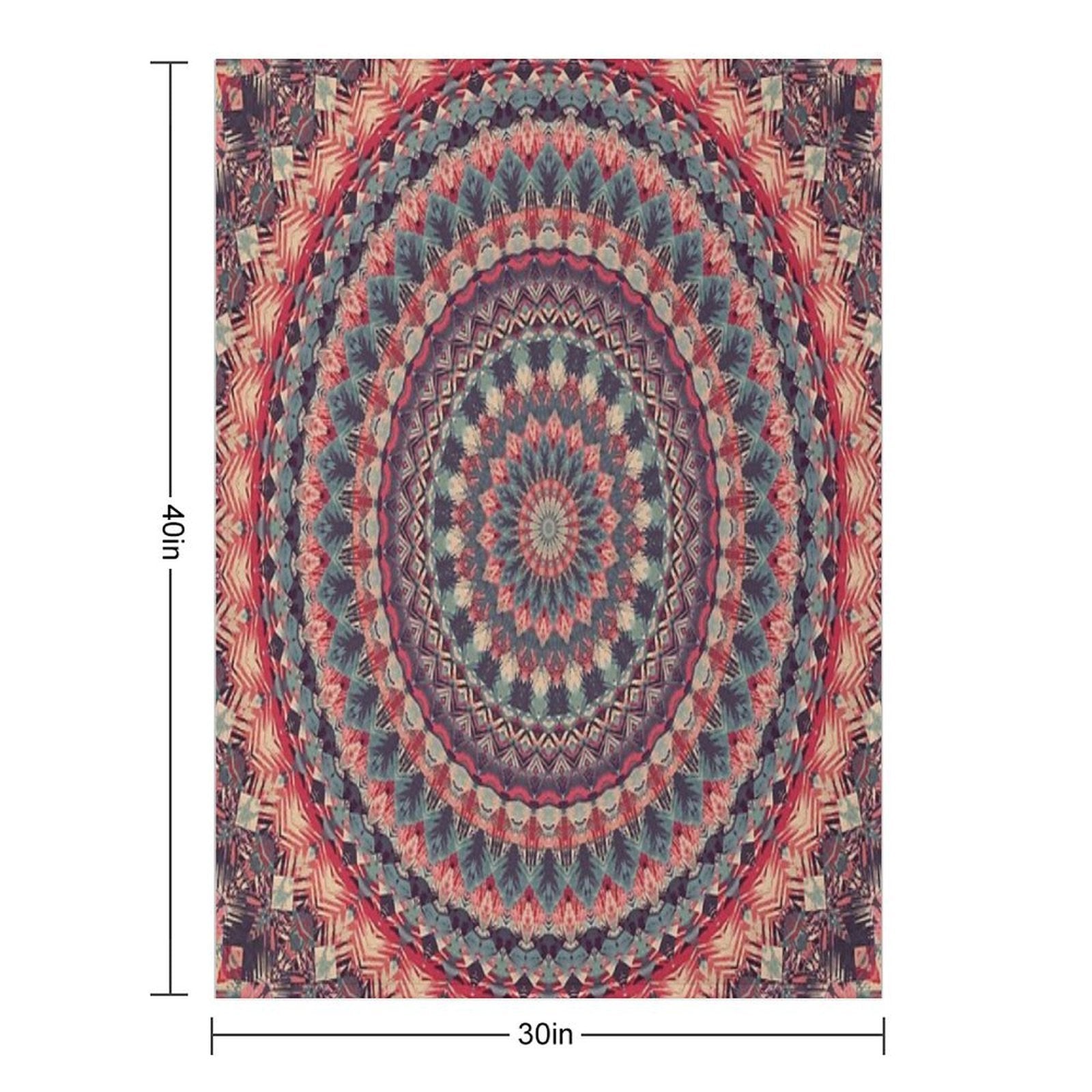 Mandala 126 Sustainable Throw Blanket