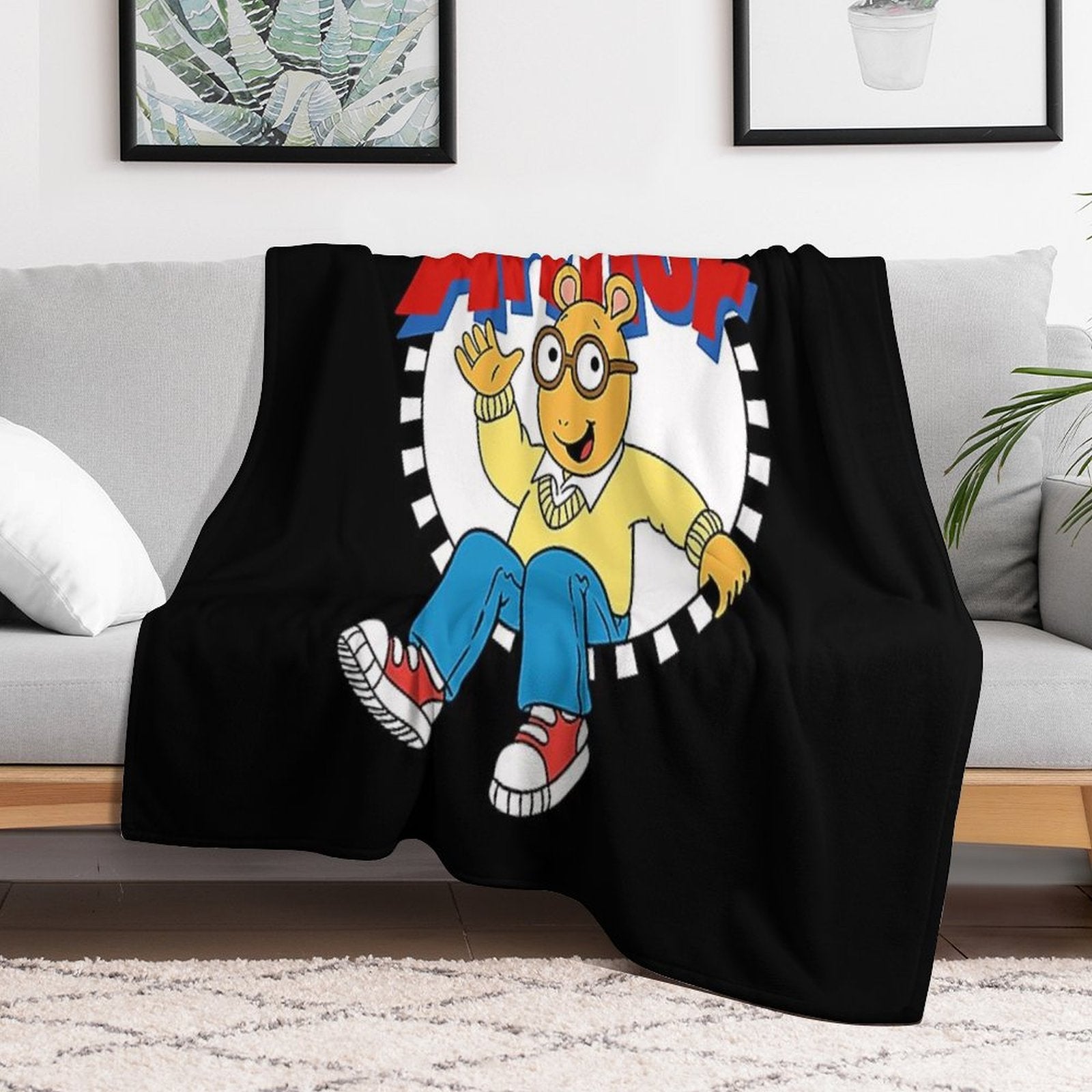 Arthur Cartoon Lightweight Throw Blanket