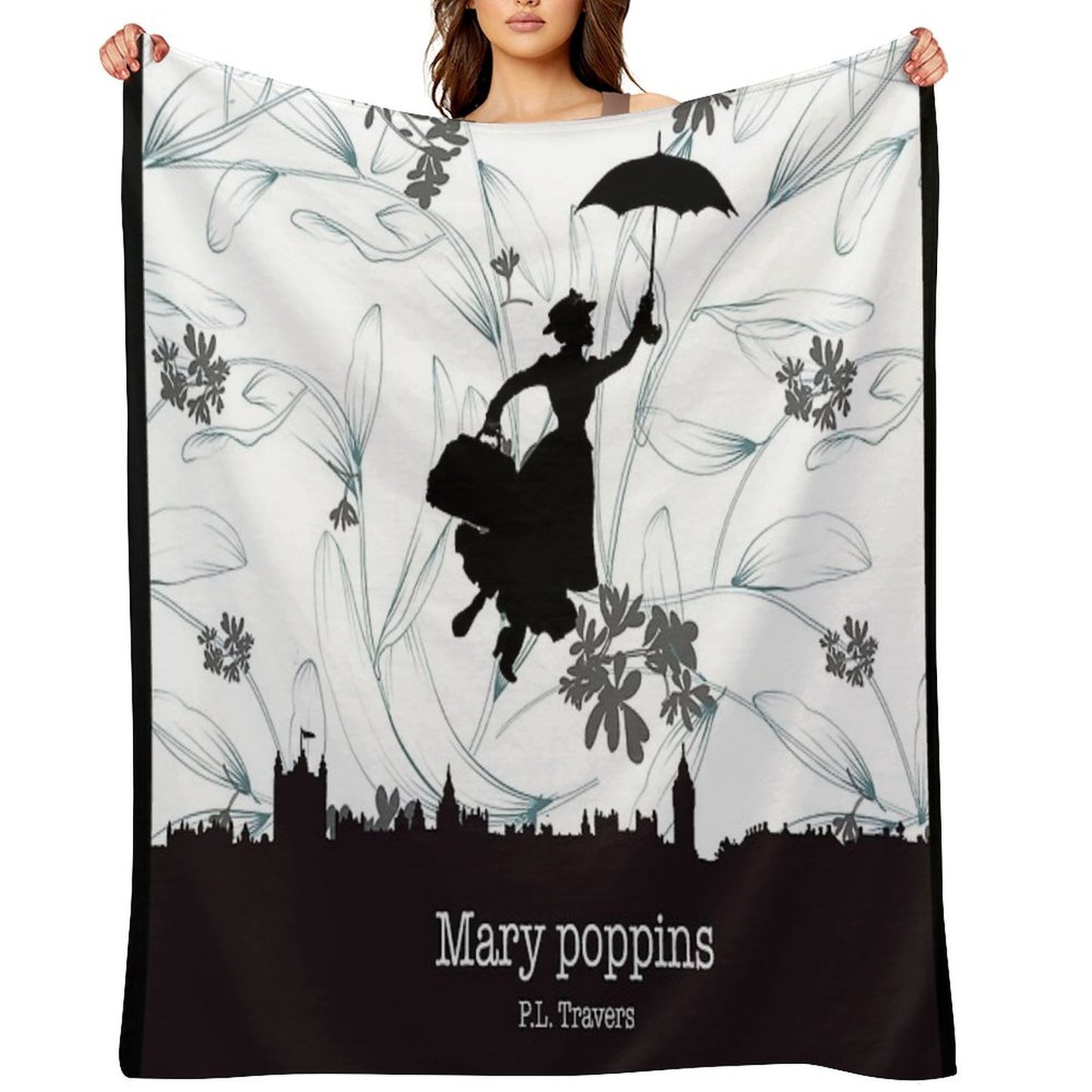 Mary Poppins Shrink-resistant Throw Blanket