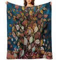 Le Bouquet De Feuilles - Seraphine Louis - Favourite Artists Collection Quick-dry Throw Blanket
