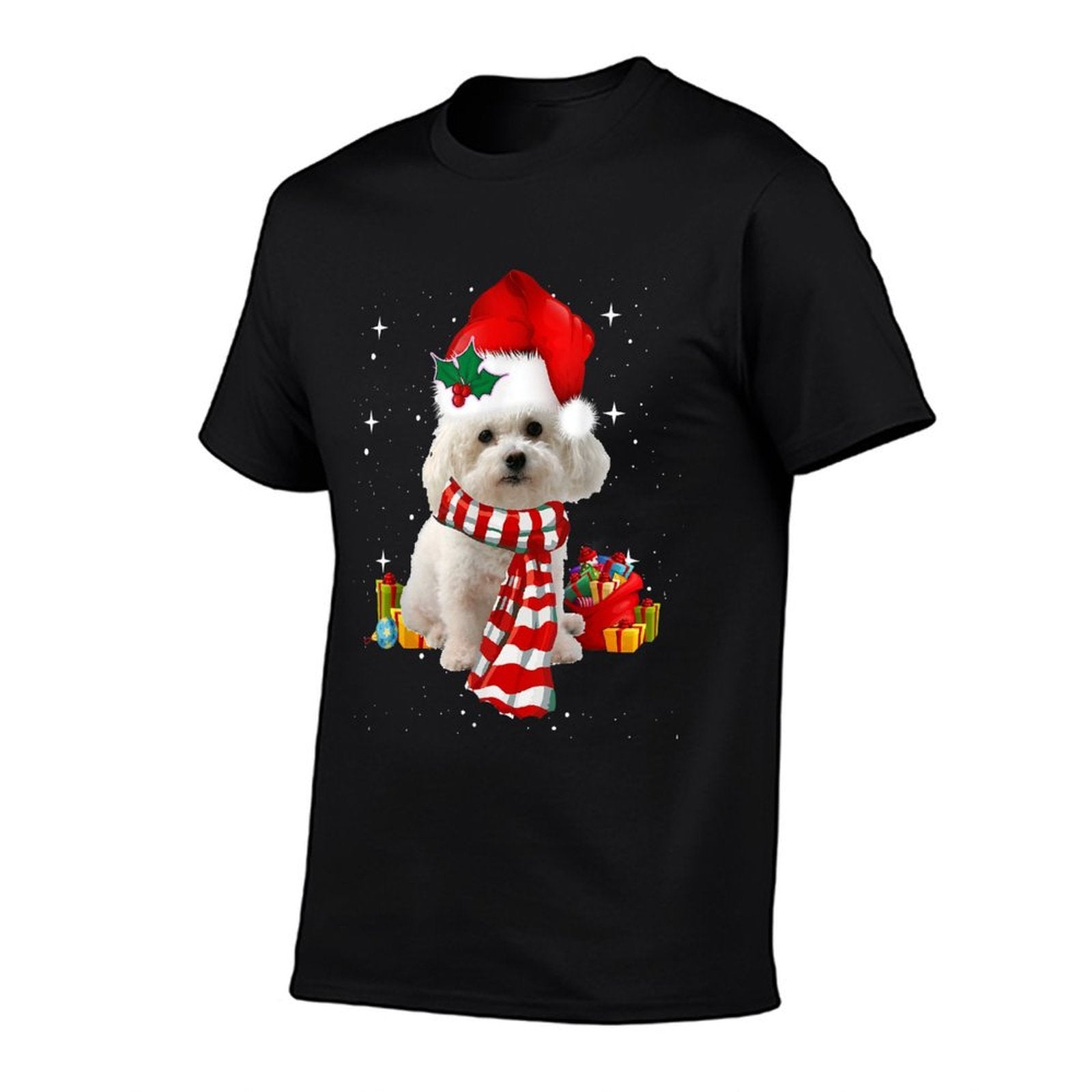 Funny Bichon Frise Christmas  Moisture-wicking T-Shirt