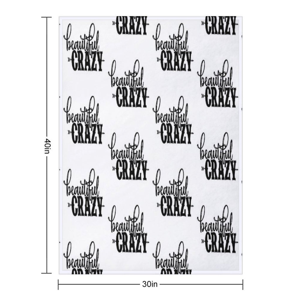 Beautiful Crazy Durable Throw Blanket
