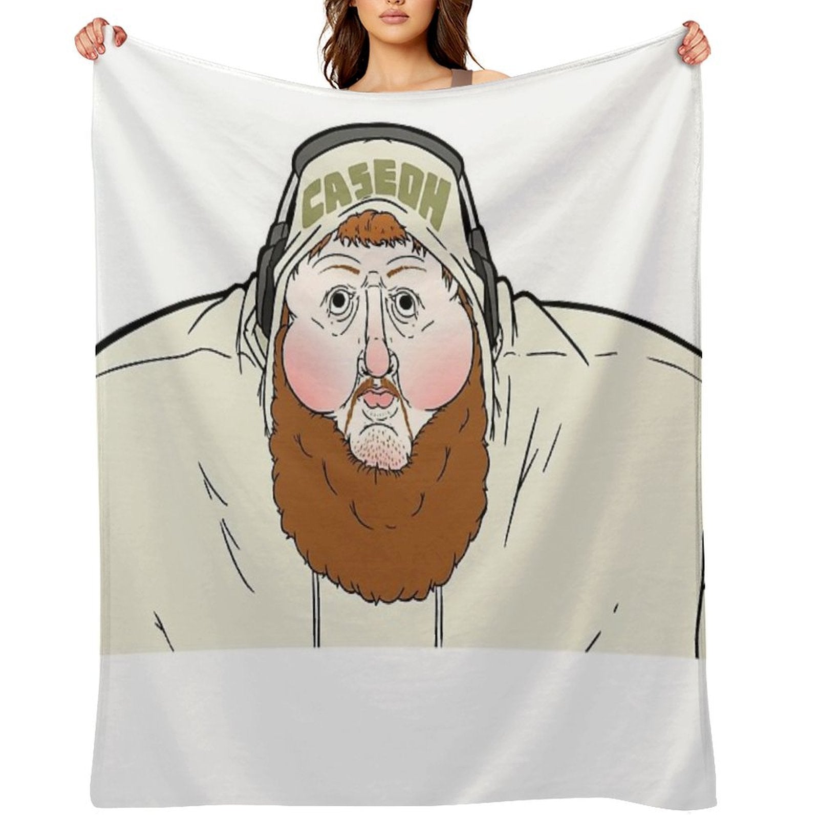 CASEOH CARTOON MEME [LIMITED TIME ONLY] Multi-functional Throw Blanket