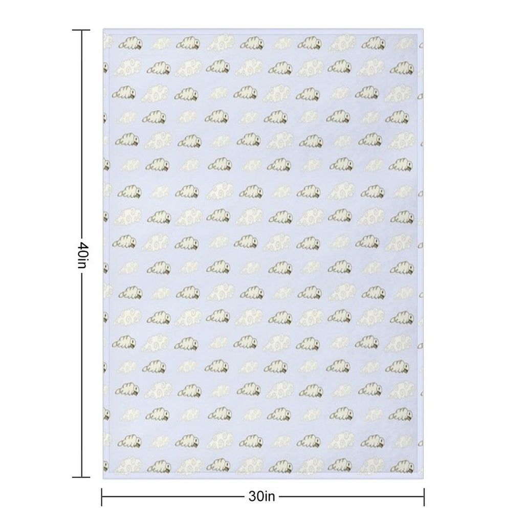 Appa And Appa-Shaped Clouds Machine-washable Throw Blanket