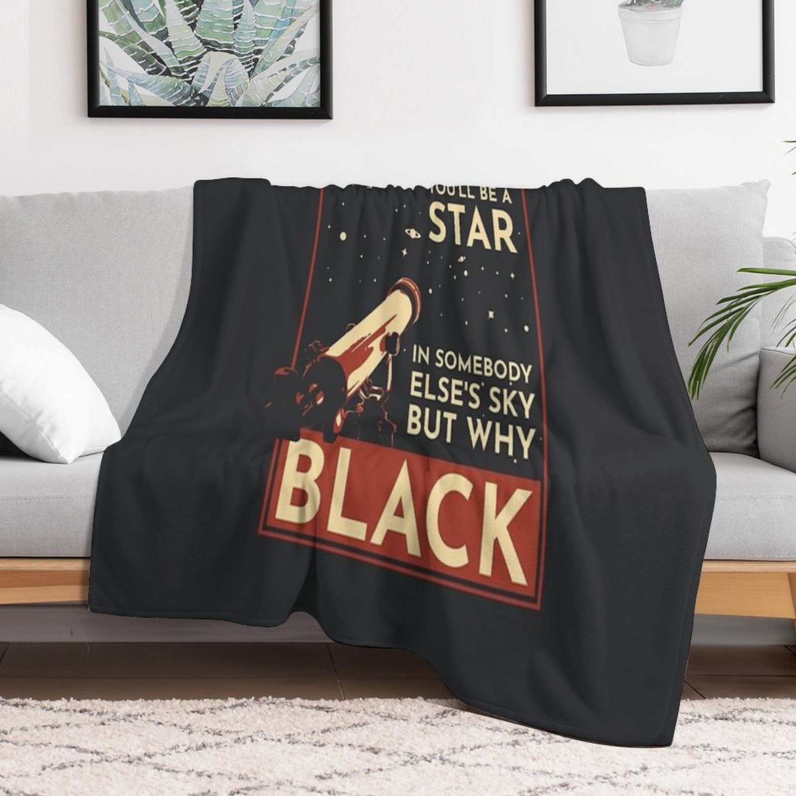 Black Pearl 90s Rock Lightweight Throw Blanket