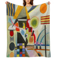 Kandinsky  Swinging Plush Throw Blanket