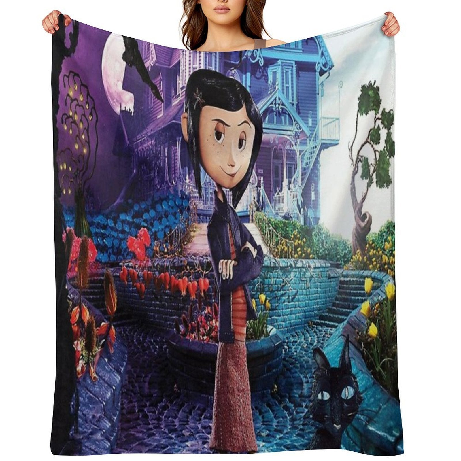 Coraline Jones Easy Care Throw Blanket