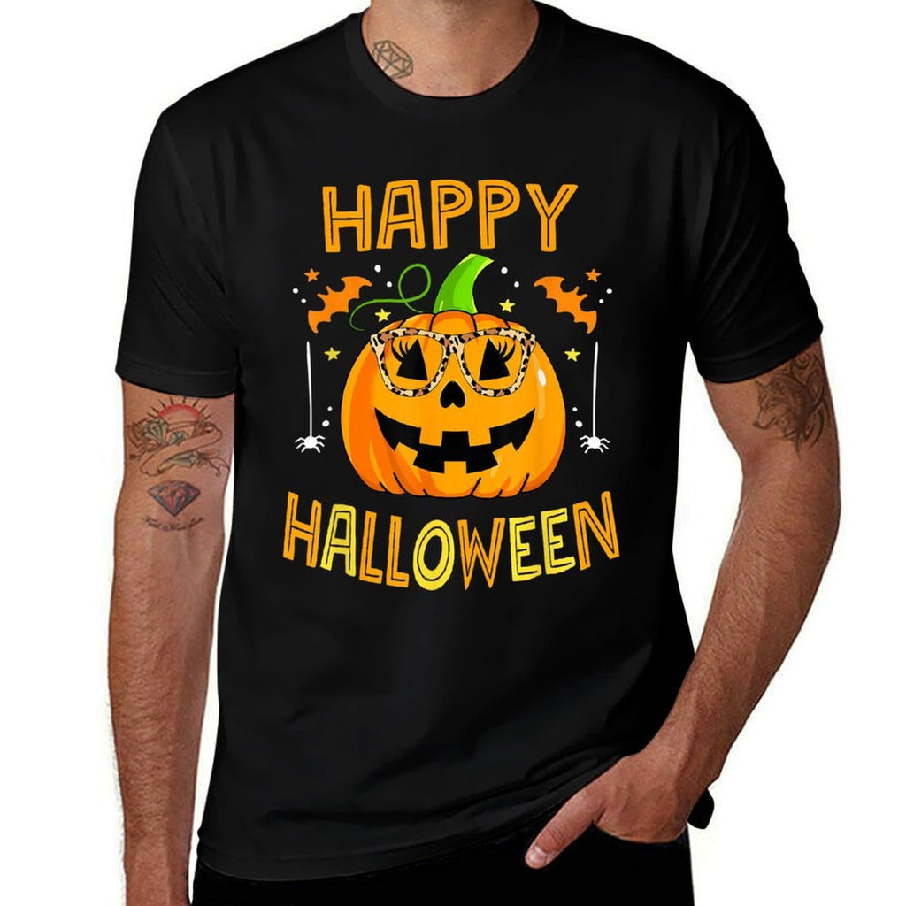 Trick Or Treat Halloween Funny Pumpkin Happy Halloween 2024  Oversized Silhouette T-Shirt