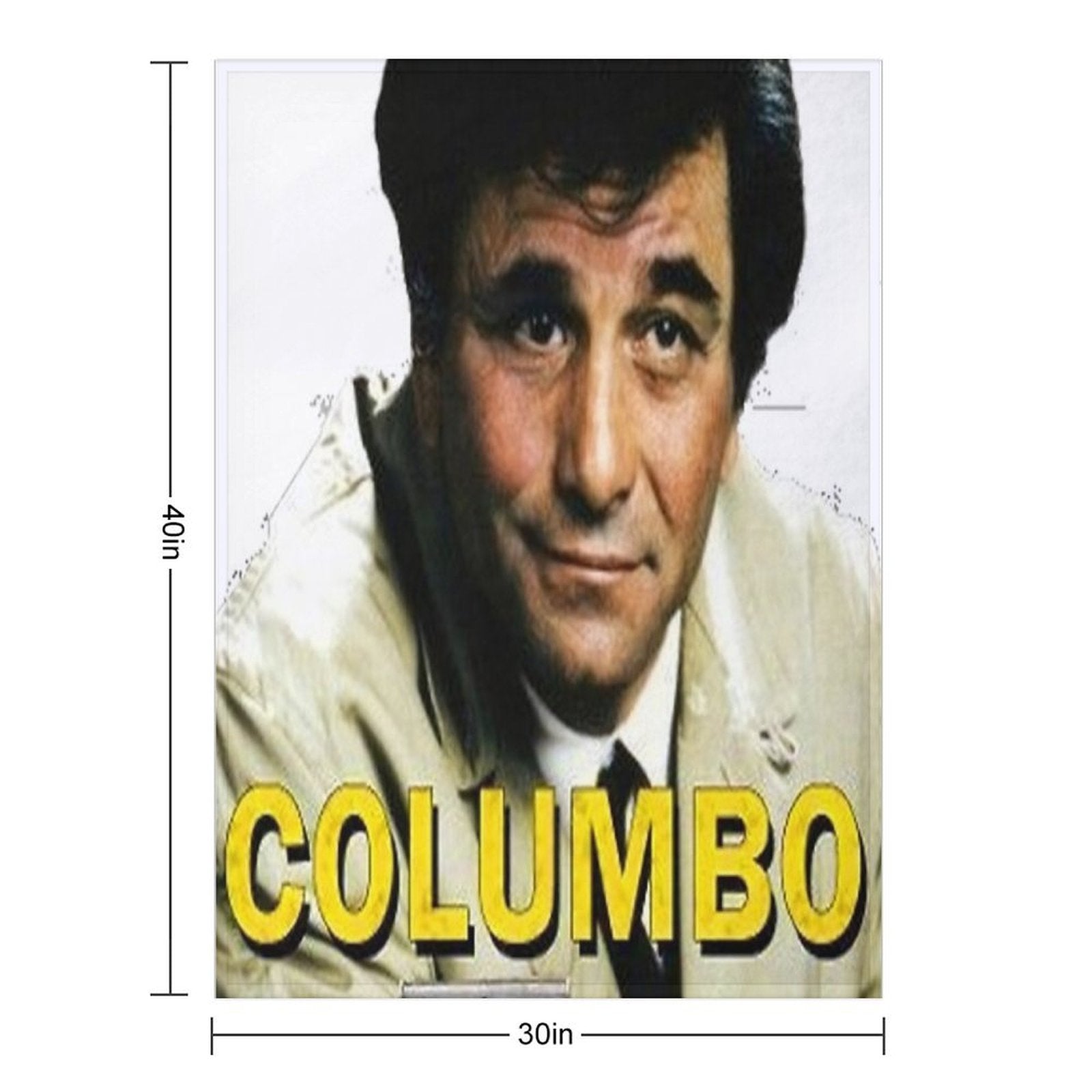 Columbo Velvety-soft Throw Blanket