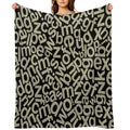 Damartinart Eco-conscious Throw Blanket