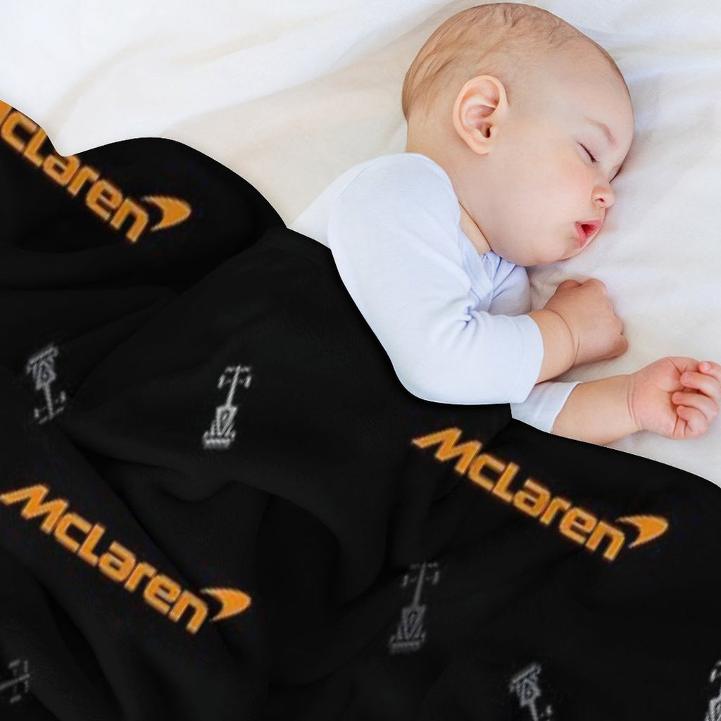 McLaren F1 Team - Speed Beyond Limits! Shrink-resistant Throw Blanket