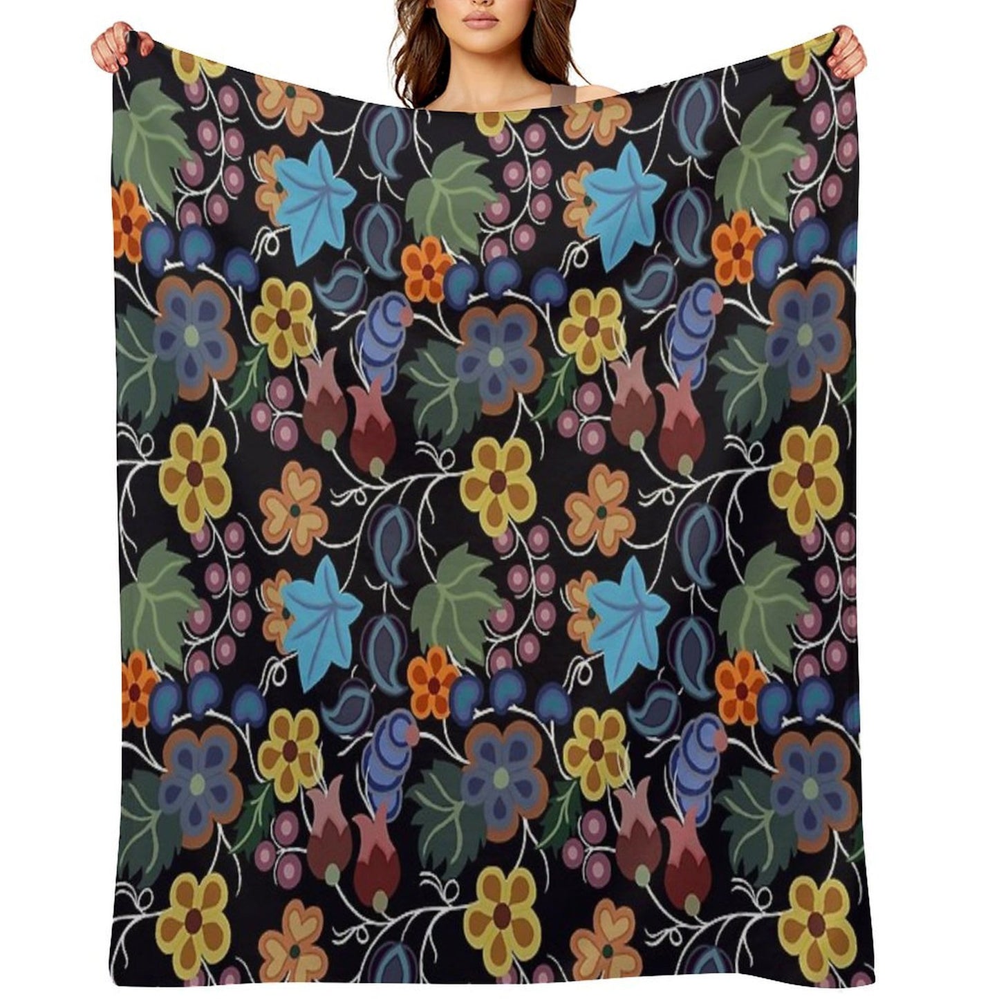 Zaagi’idiwin Versatility Throw Blanket
