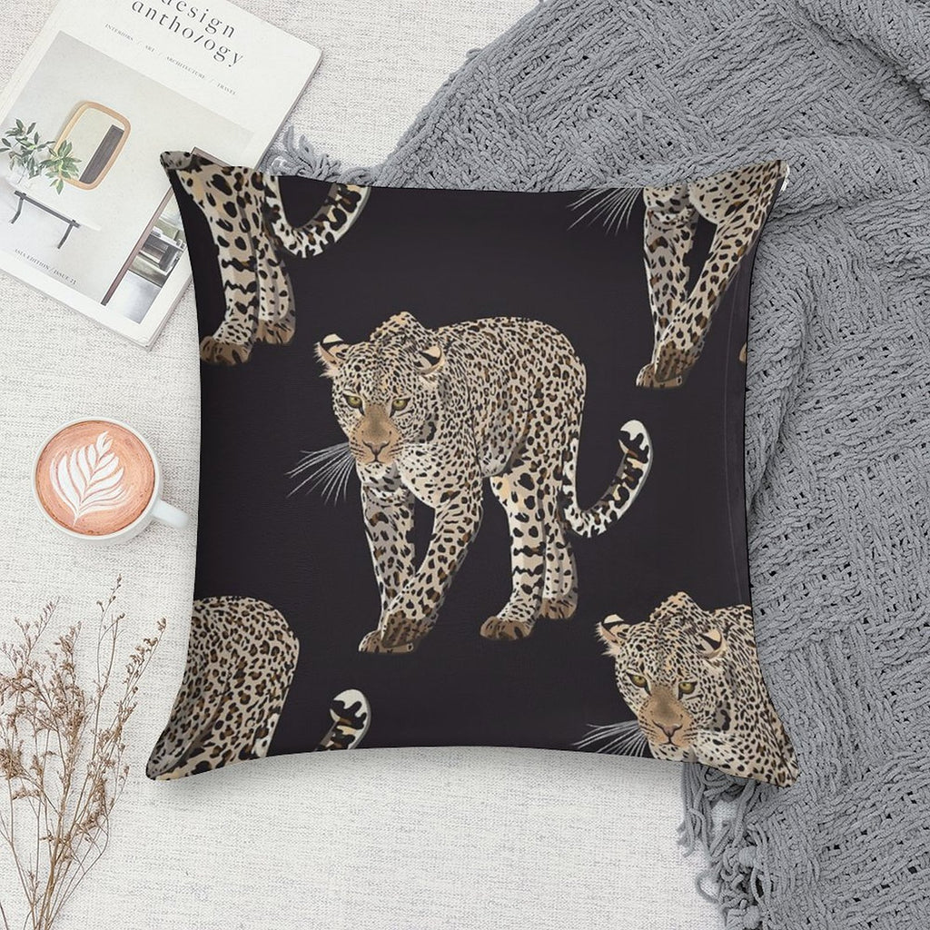 Leopard Soft Warmth Comfort Throw Pillow