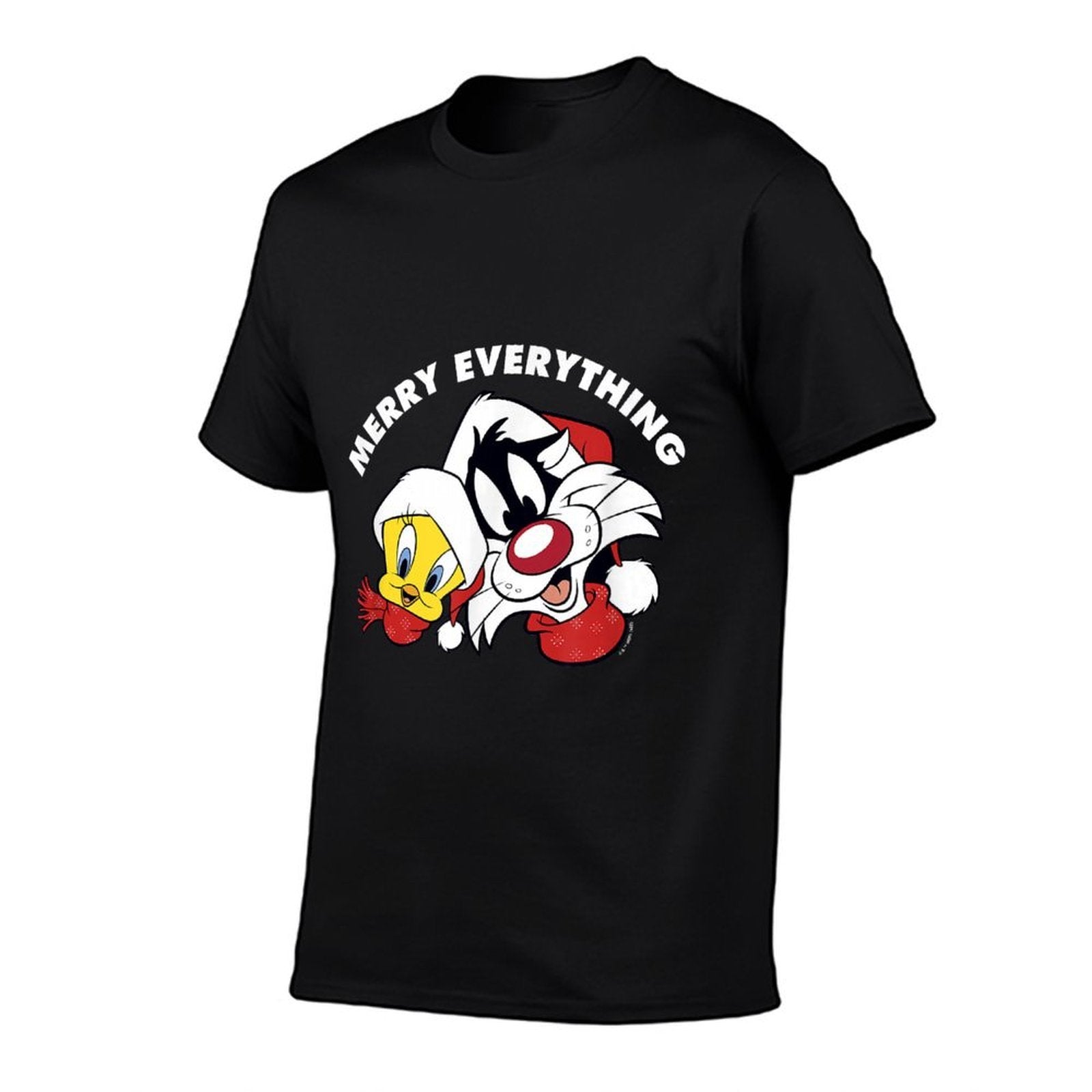 Looney Tunes Sylvester And Tweety Merry Everything Christmas  Odor-resistant T-Shirt